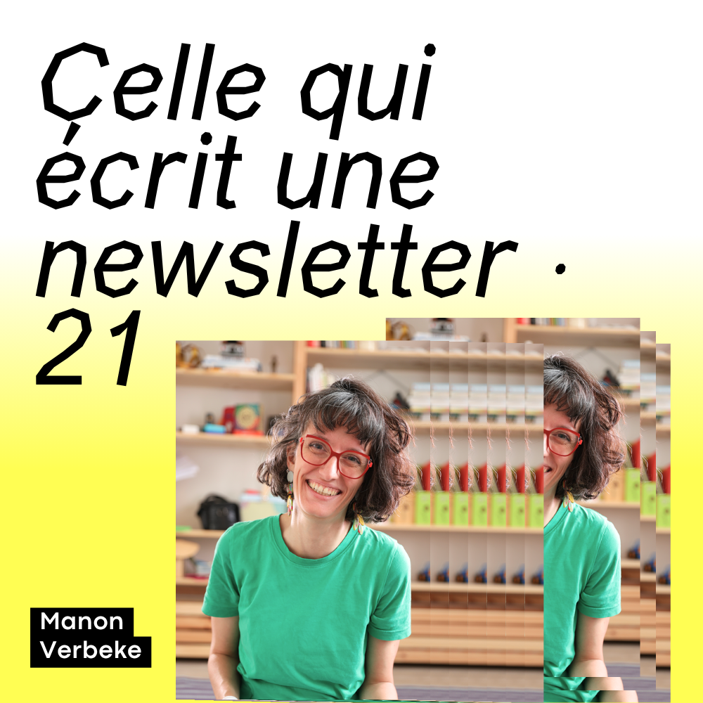 21 · Celle qui écrit une newsletter